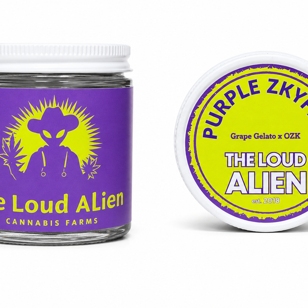 The Loud Alien - Purple Zkyfish THCA